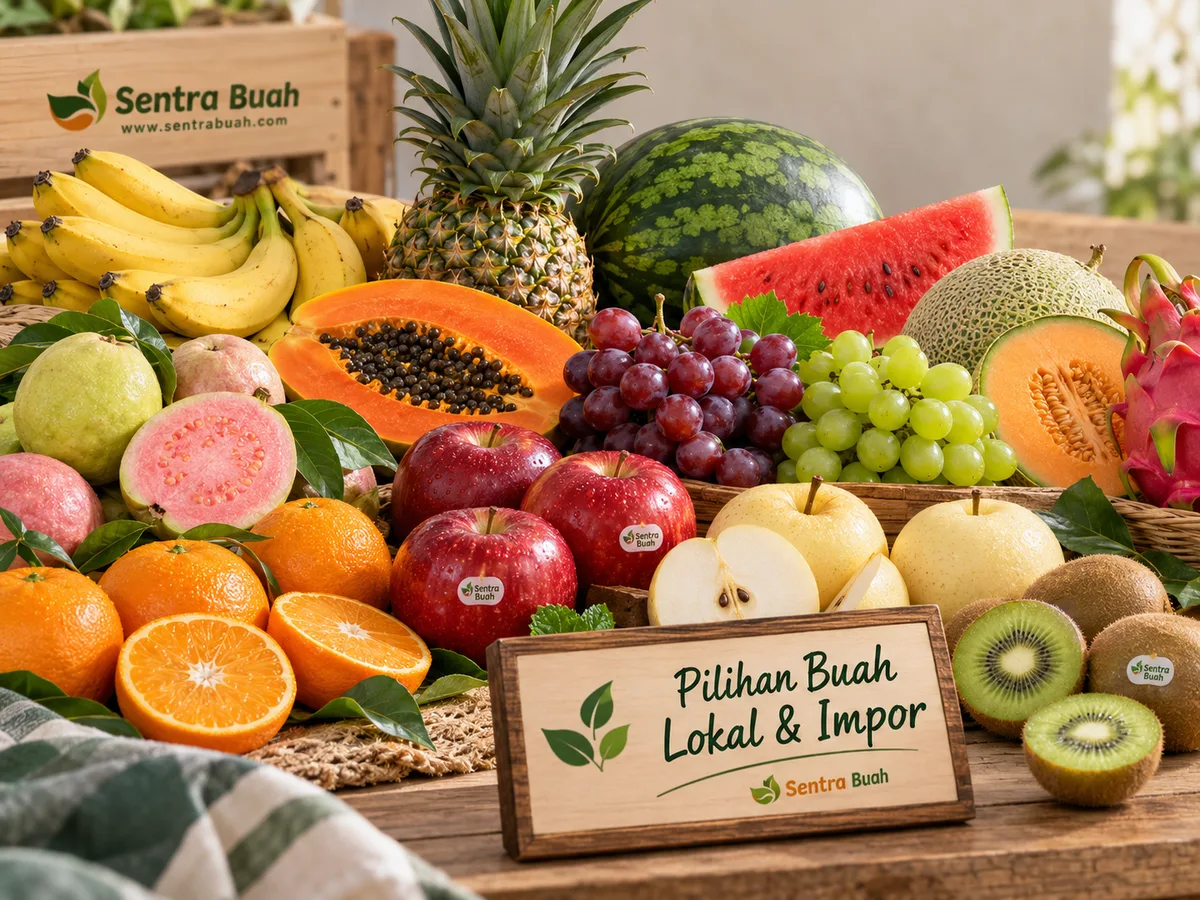 pilihan buah lokal dan impor Sentra Buah